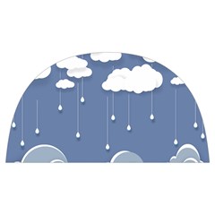 Blue Clouds Rain Raindrops Weather Sky Raining Anti Scalding Pot Cap by Wav3s