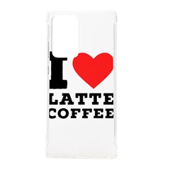 I Love Latte Coffee Samsung Galaxy Note 20 Ultra Tpu Uv Case by ilovewhateva