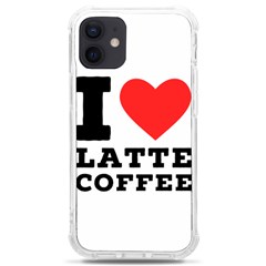 I Love Latte Coffee Iphone 12 Mini Tpu Uv Print Case	 by ilovewhateva