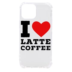 I Love Latte Coffee Iphone 13 Mini Tpu Uv Print Case by ilovewhateva