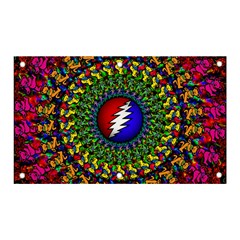 Grateful Dead Pattern Banner And Sign 5  X 3  by Wav3s