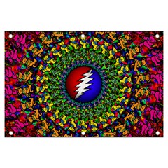 Grateful Dead Pattern Banner And Sign 6  X 4 