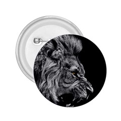 Angry Male Lion Roar 2 25  Buttons by Wav3s