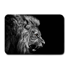 Angry Male Lion Roar Plate Mats by Wav3s