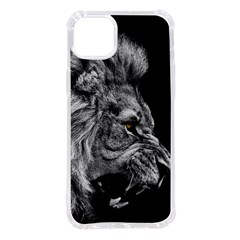 Angry Male Lion Roar Iphone 14 Plus Tpu Uv Print Case by Wav3s