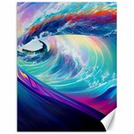 Wave Ocean Sea Tsunami Nautical Nature Water Canvas 12  x 16  11.86 x15.41  Canvas - 1