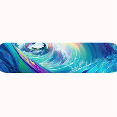 Wave Ocean Sea Tsunami Nautical Nature Water Large Bar Mat by Wav3s