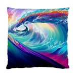 Wave Ocean Sea Tsunami Nautical Nature Water Standard Cushion Case (Two Sides) Back