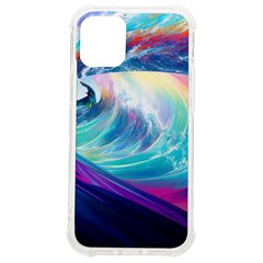 Wave Ocean Sea Tsunami Nautical Nature Water Iphone 12 Mini Tpu Uv Print Case	 by Wav3s