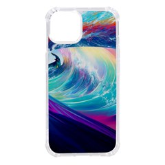 Wave Ocean Sea Tsunami Nautical Nature Water Iphone 14 Tpu Uv Print Case by Wav3s