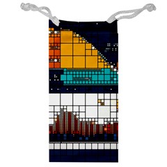 Abstract Statistic Rectangle Classification Jewelry Bag by Wav3s