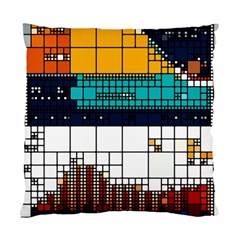 Abstract Statistic Rectangle Classification Standard Cushion Case (one Side) by Wav3s