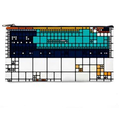 Abstract Statistic Rectangle Classification Pencil Case by Wav3s