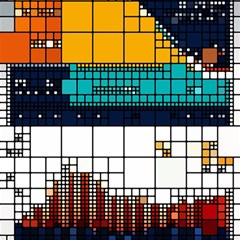 Abstract Statistic Rectangle Classification Play Mat (rectangle) by Wav3s