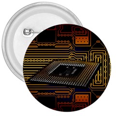 Processor Cpu Board Circuit 3  Buttons by Wav3s