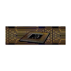 Processor Cpu Board Circuit Sticker (bumper) by Wav3s