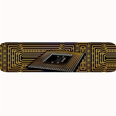 Processor Cpu Board Circuit Large Bar Mat by Wav3s