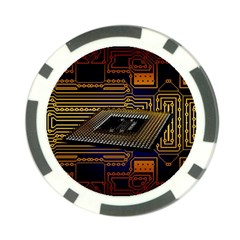 Processor Cpu Board Circuit Poker Chip Card Guard by Wav3s