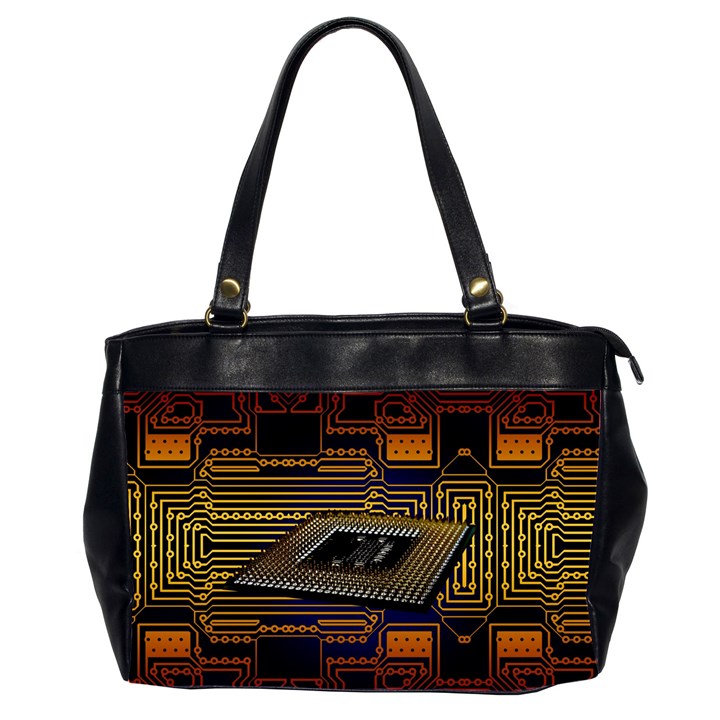 Processor Cpu Board Circuit Oversize Office Handbag (2 Sides)