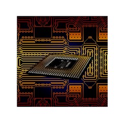 Processor Cpu Board Circuit Square Satin Scarf (30  X 30 ) by Wav3s