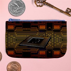 Processor Cpu Board Circuit Large Coin Purse by Wav3s