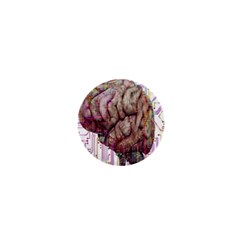 Brain Think Neurons Circuit 1  Mini Buttons by Wav3s