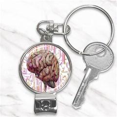 Brain Think Neurons Circuit Nail Clippers Key Chain by Wav3s