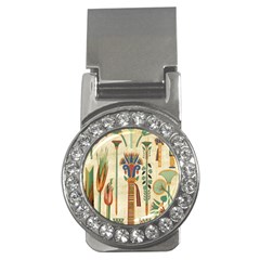 Egyptian Paper Papyrus Hieroglyphs Money Clips (cz)  by Wav3s