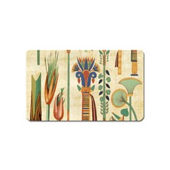 Egyptian Paper Papyrus Hieroglyphs Magnet (name Card) by Wav3s