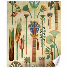 Egyptian Paper Papyrus Hieroglyphs Canvas 16  X 20  by Wav3s