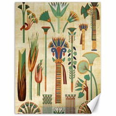 Egyptian Paper Papyrus Hieroglyphs Canvas 18  X 24  by Wav3s