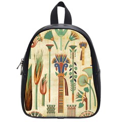 Egyptian Paper Papyrus Hieroglyphs School Bag (small) by Wav3s