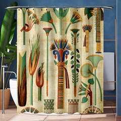 Egyptian Paper Papyrus Hieroglyphs Shower Curtain 60  X 72  (medium)  by Wav3s