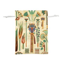 Egyptian Paper Papyrus Hieroglyphs Lightweight Drawstring Pouch (m) by Wav3s