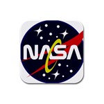 Nasa Insignia Rubber Square Coaster (4 pack) Front