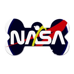 Nasa Insignia Dog Tag Bone (one Side) by Wav3s