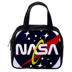 Nasa Insignia Classic Handbag (one Side) by Wav3s