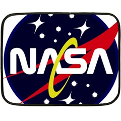 Nasa Insignia Fleece Blanket (mini) by Wav3s