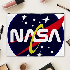 Nasa Insignia Cosmetic Bag (xl) by Wav3s