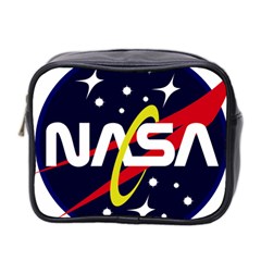 Nasa Insignia Mini Toiletries Bag (two Sides) by Wav3s