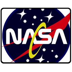 Nasa Insignia Fleece Blanket (medium) by Wav3s