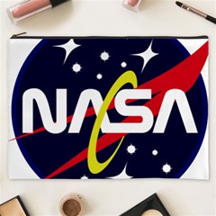 Nasa Insignia Cosmetic Bag (xxxl) by Wav3s