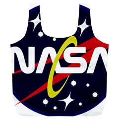 Nasa Insignia Full Print Recycle Bag (xl) by Wav3s