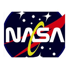 Nasa Insignia Two Sides Premium Plush Fleece Blanket (mini) by Wav3s