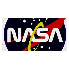 Nasa Insignia Banner And Sign 6  X 3  by Wav3s