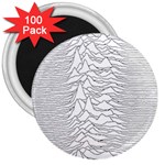 Joy Division Unknown Pleasures 3  Magnets (100 pack) Front