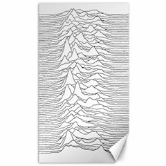 Joy Division Unknown Pleasures Canvas 40  X 72  by Wav3s