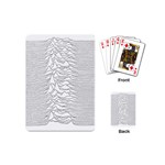 Joy Division Unknown Pleasures Playing Cards Single Design (Mini) Back