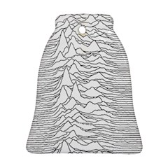 Joy Division Unknown Pleasures Bell Ornament (two Sides) by Wav3s