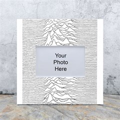 Joy Division Unknown Pleasures White Box Photo Frame 4  X 6  by Wav3s